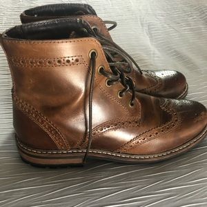 Men’s Brown Leather Crevo Boots